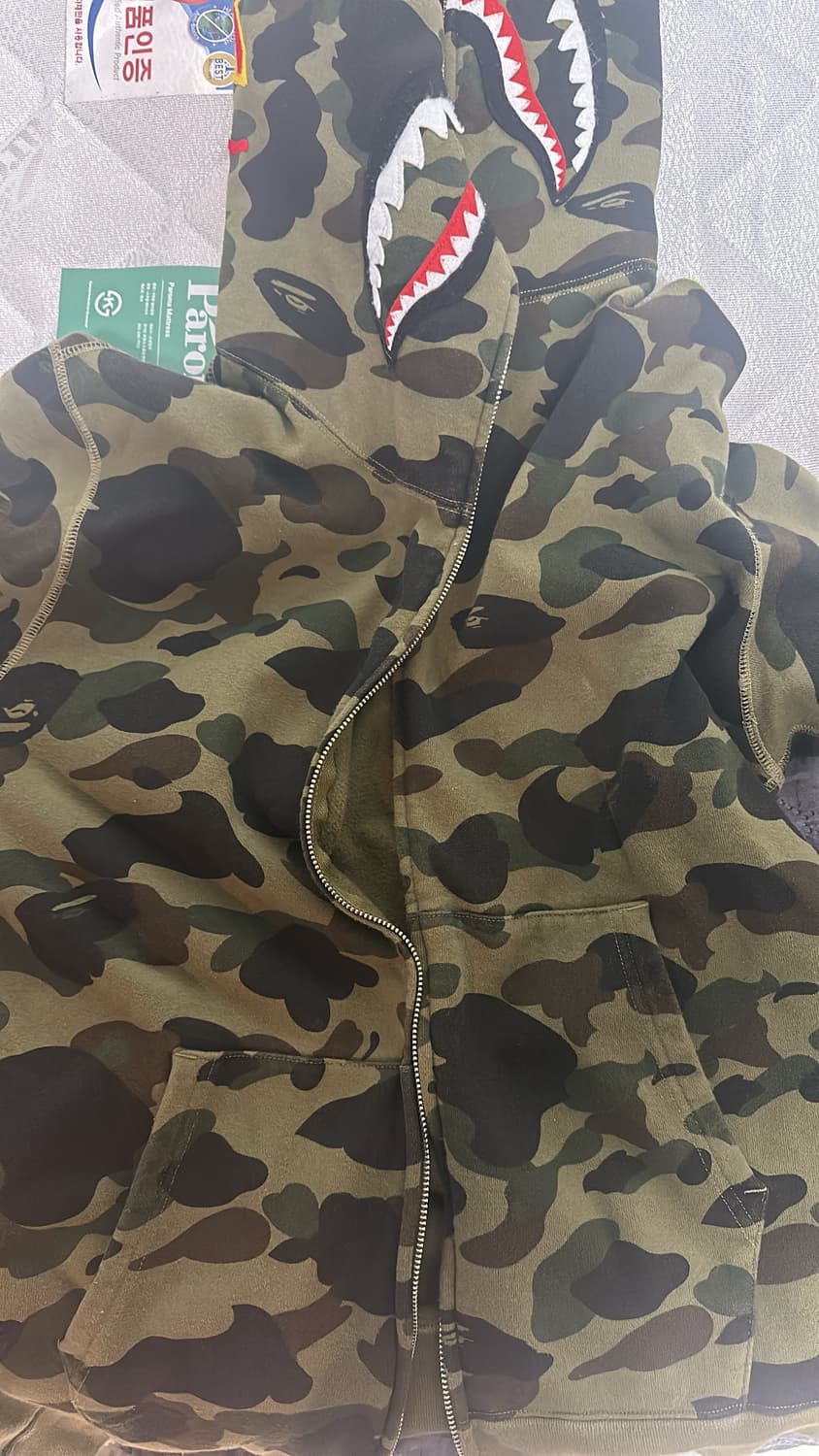 베이프 후드 집업 상품이미지1