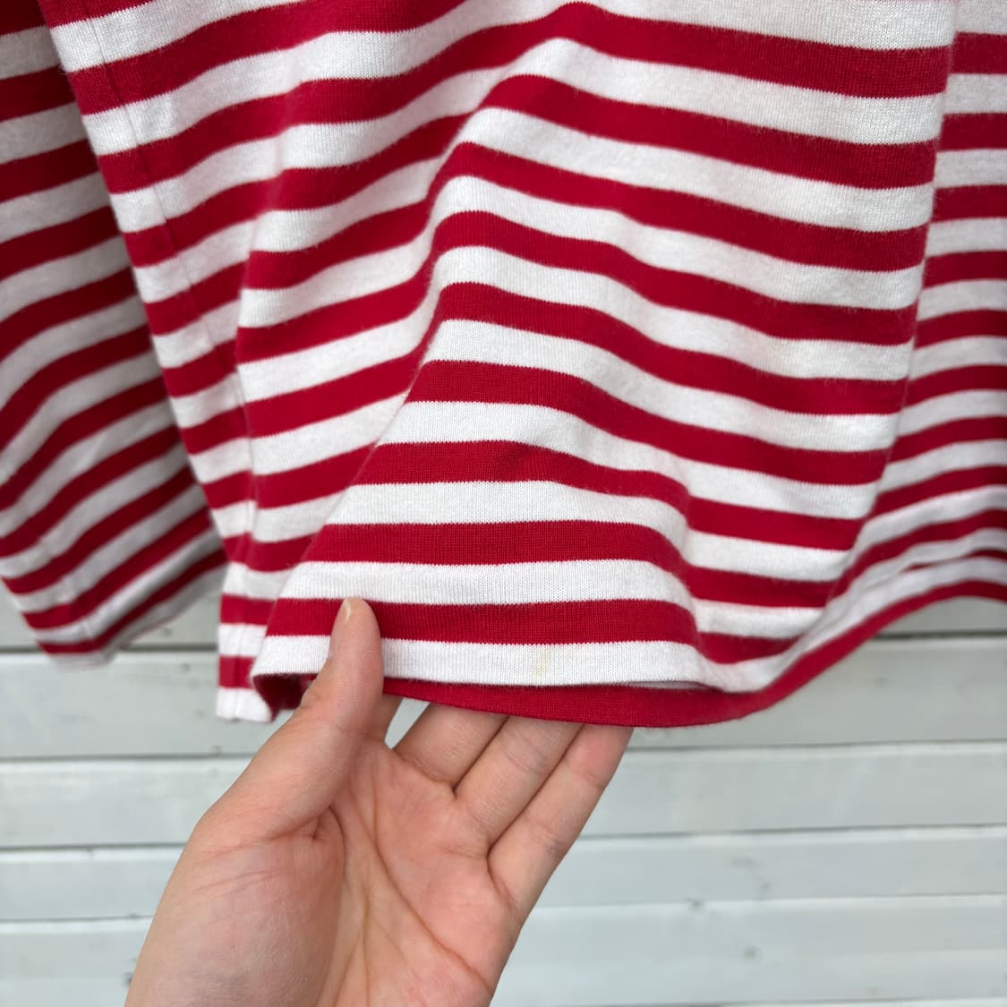 Comme des Garcons 꼼데가르송 스트라이프 롱슬리브 티셔츠 상품이미지4