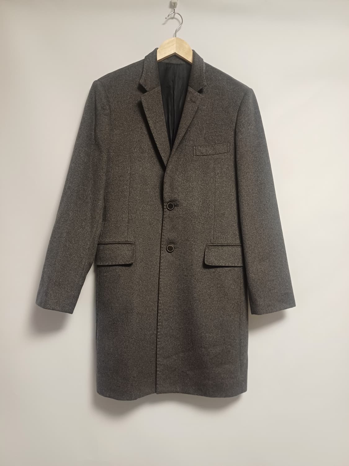 DKNY 남성 그레이 울 코트 95 상품이미지1
