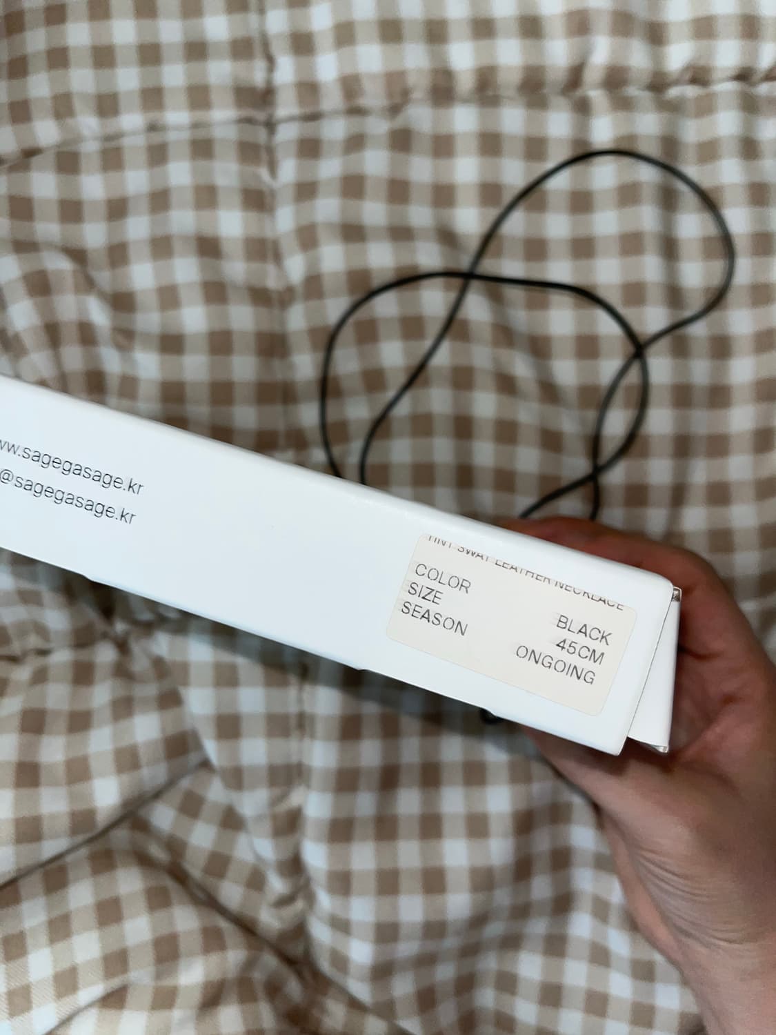 세이지가세이지 3WAY 레더 목걸이 상품이미지2