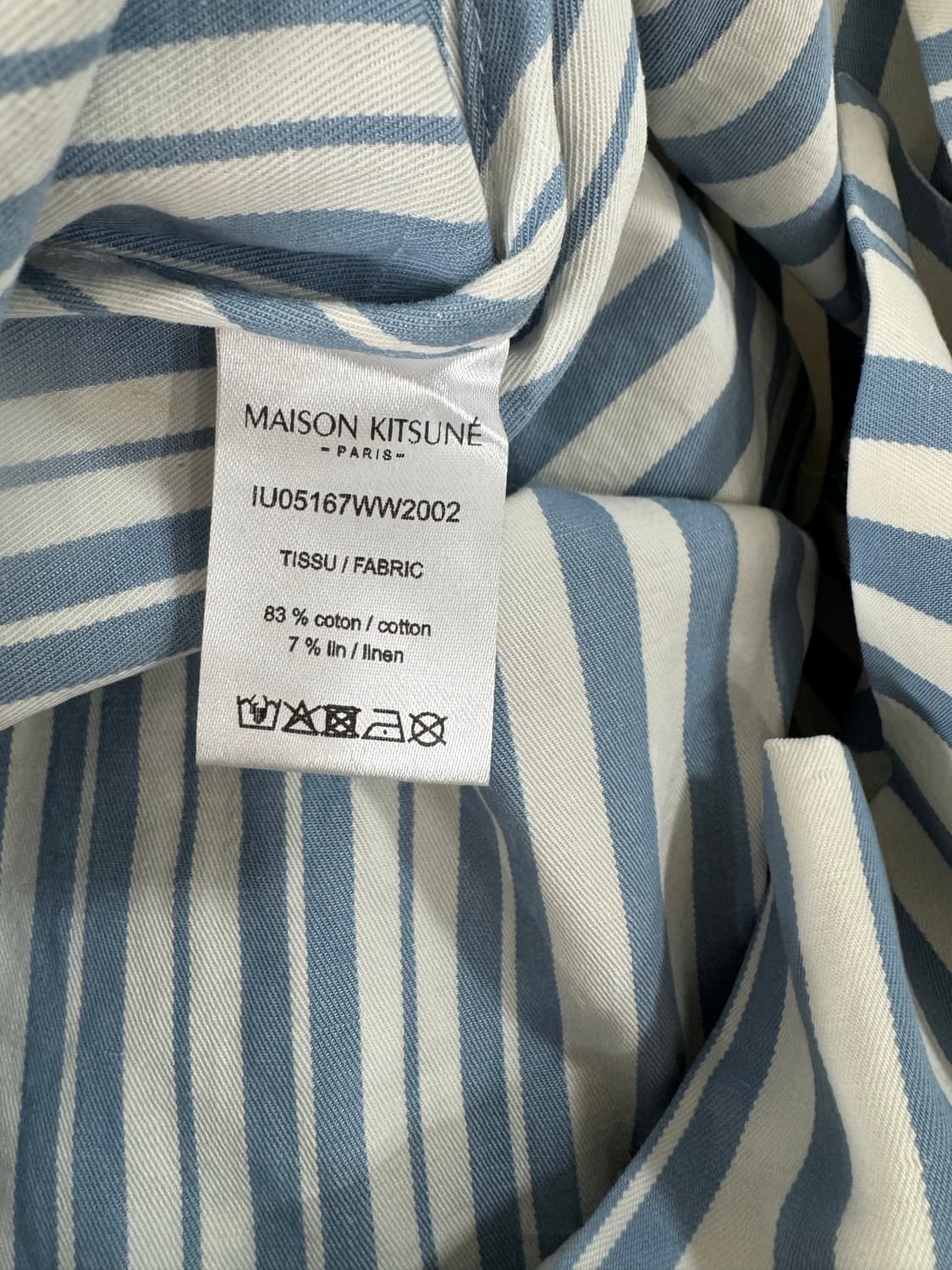 2022SS 메종키츠네 코튼 린넨 에코백 상품이미지4