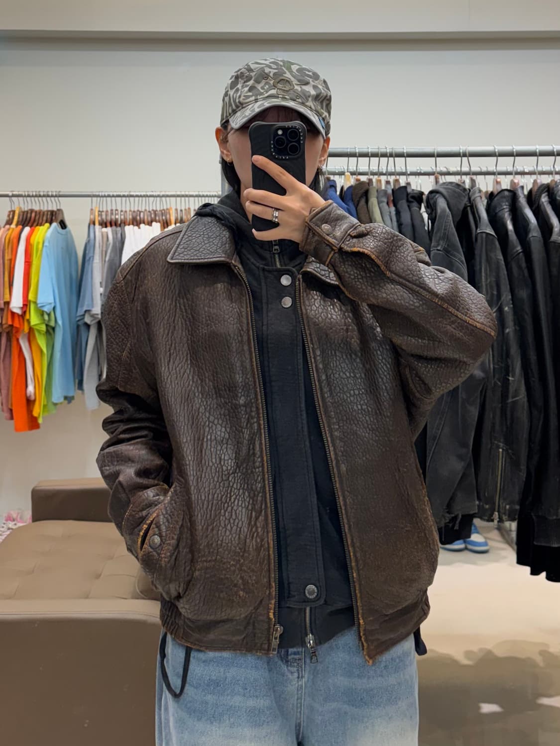 리바이스 a2 램스킨 레더 자켓 상품이미지7