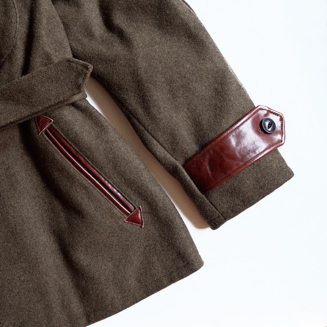 버즈릭슨 미해군 수송기용 플라잉 멜튼울코트 42사이즈 상품이미지5