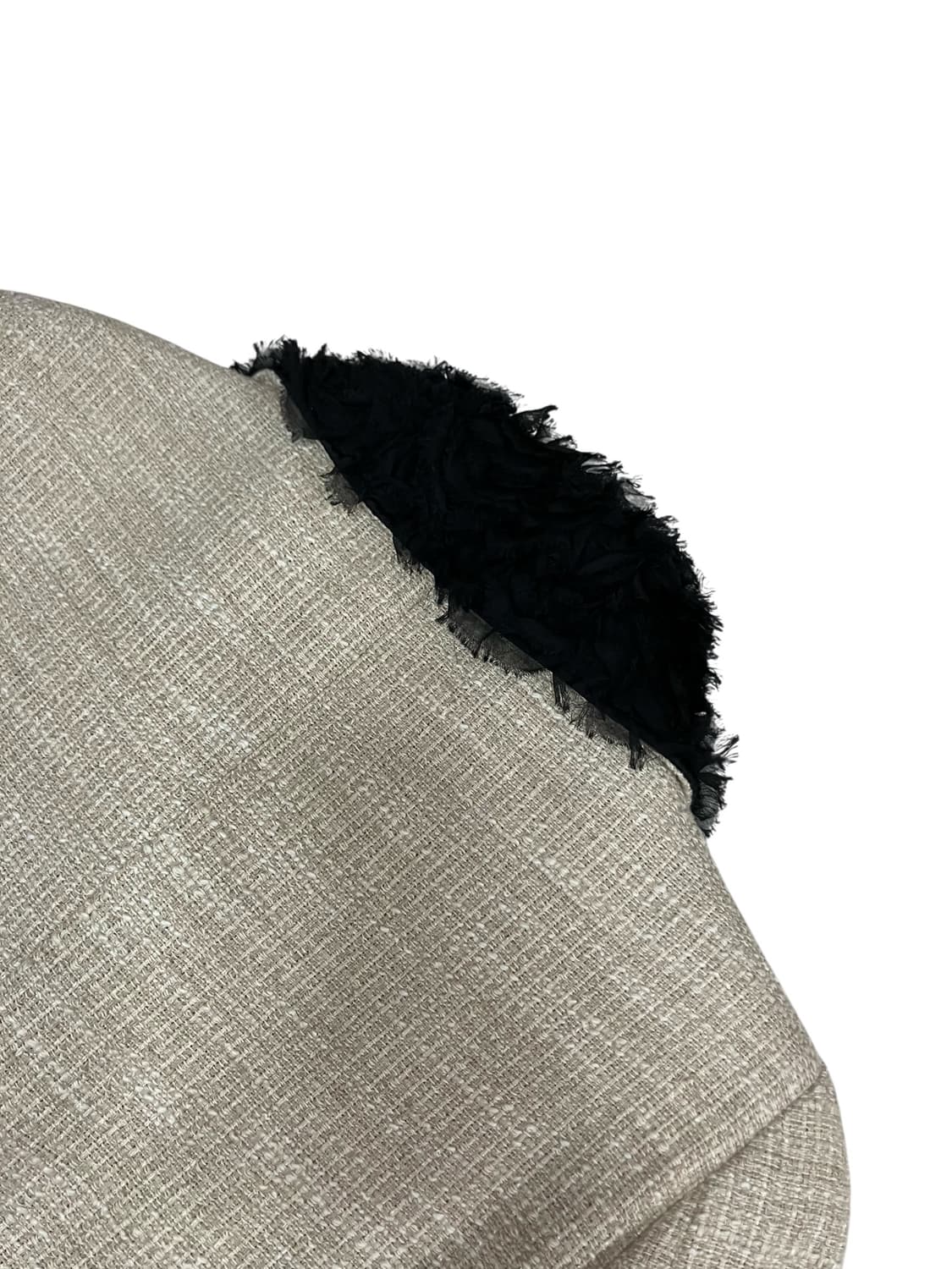 모스키노 블랙레이스 카라 플리츠 코트 90 상품이미지4