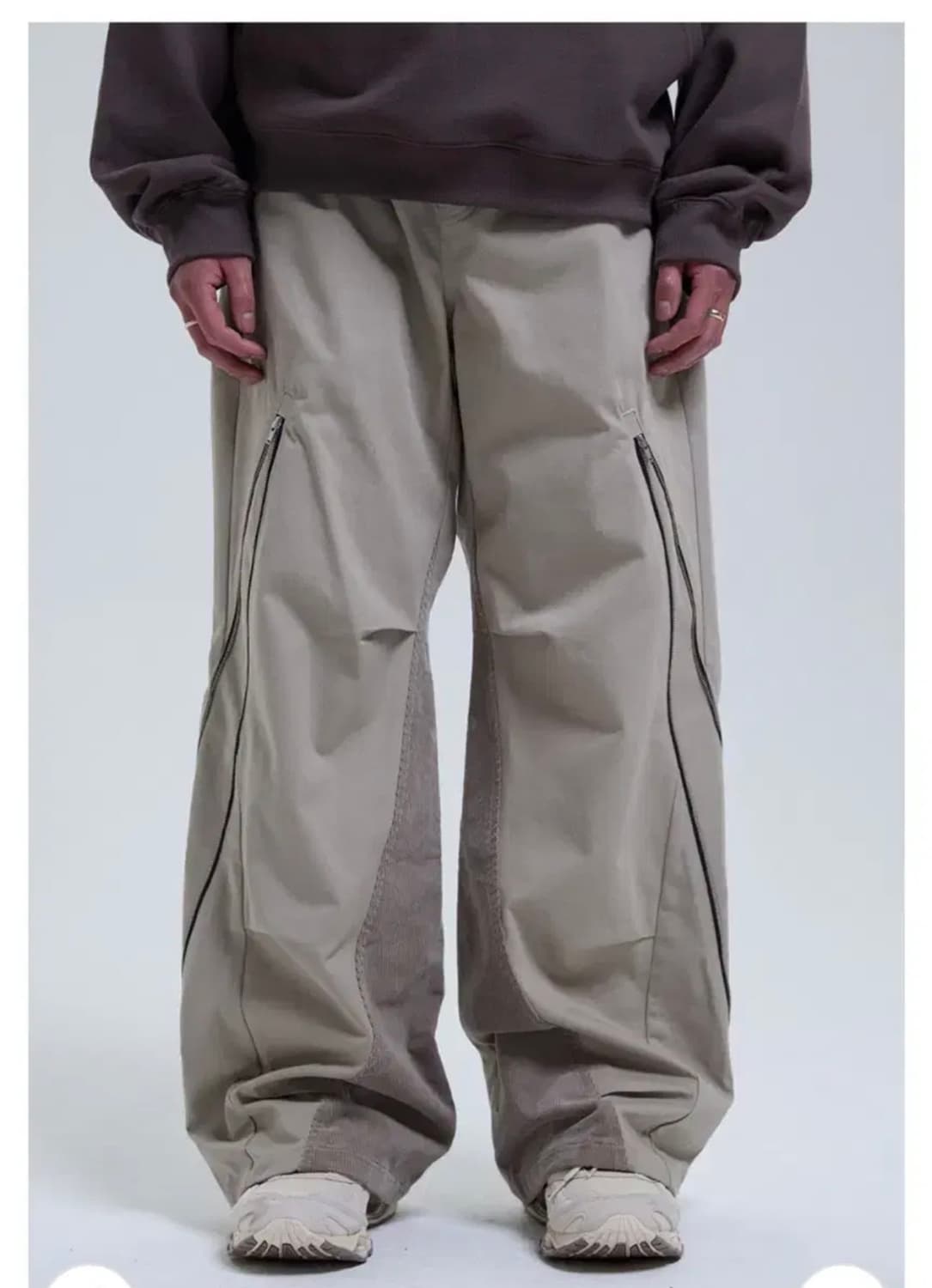 급처)) 새상품) 더콜디스트모먼트 지퍼 팬츠 TCM 바지 상품이미지2
