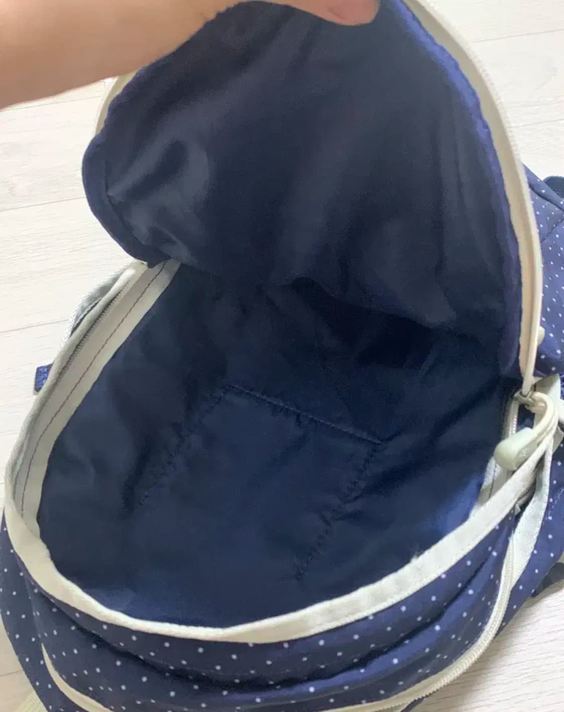 콜맨 도트 백팩 일본 빈티지 모리걸 하구미 마루 카모메산장 카메 상품이미지4