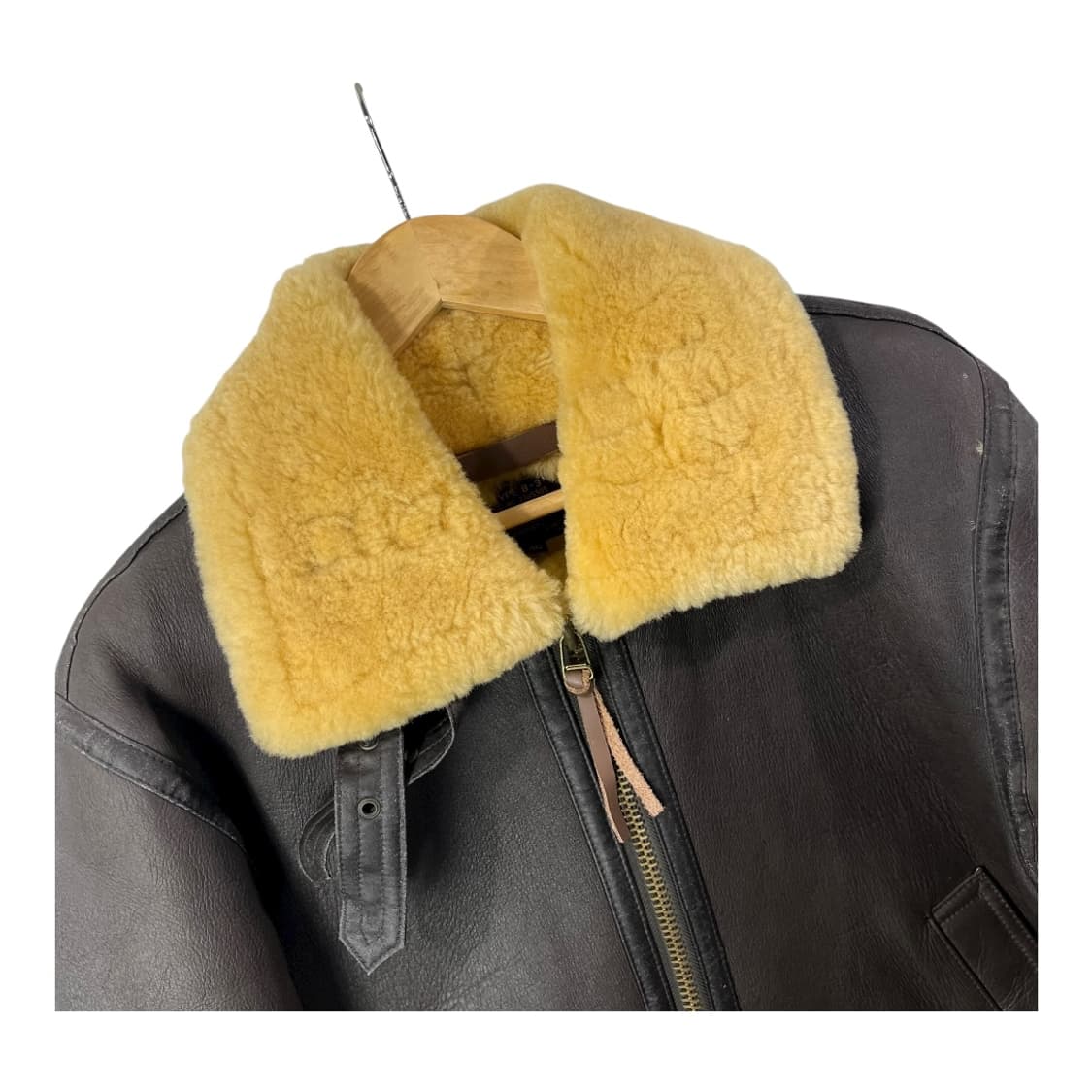 [MORGAN] 모르간 프로덕트 B-3 레더 무스탕 상품이미지3