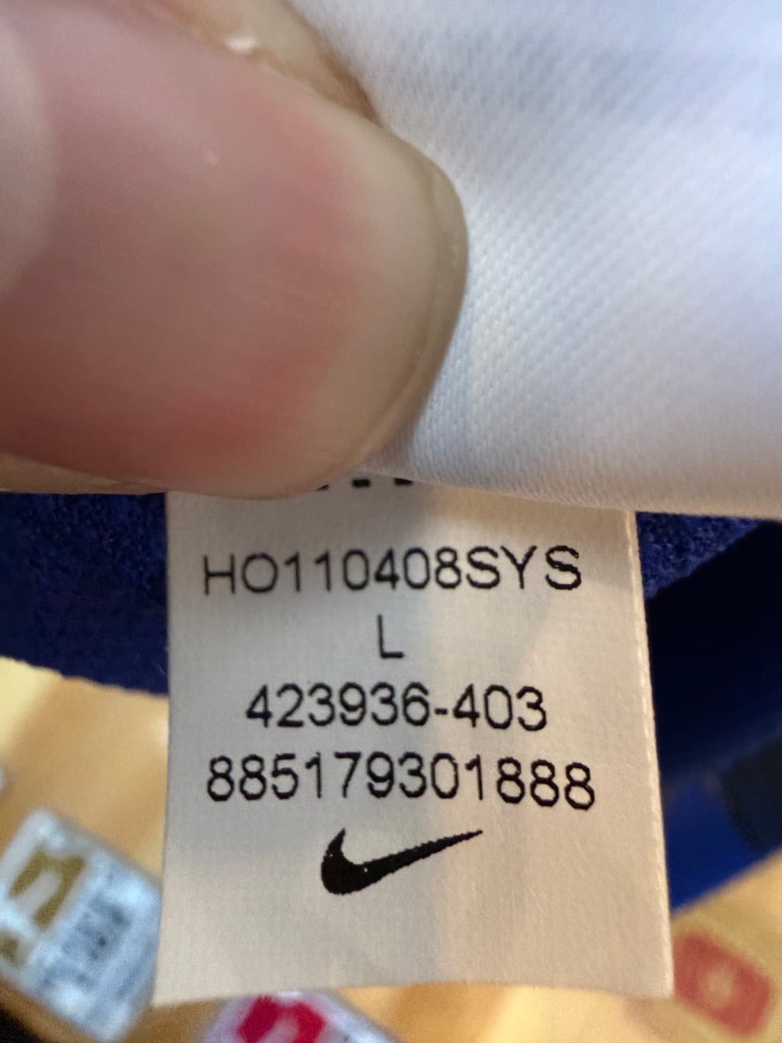 [L/105]11-12 맨유 어웨이 긴팔 박지성 유니폼423936-403 상품이미지8