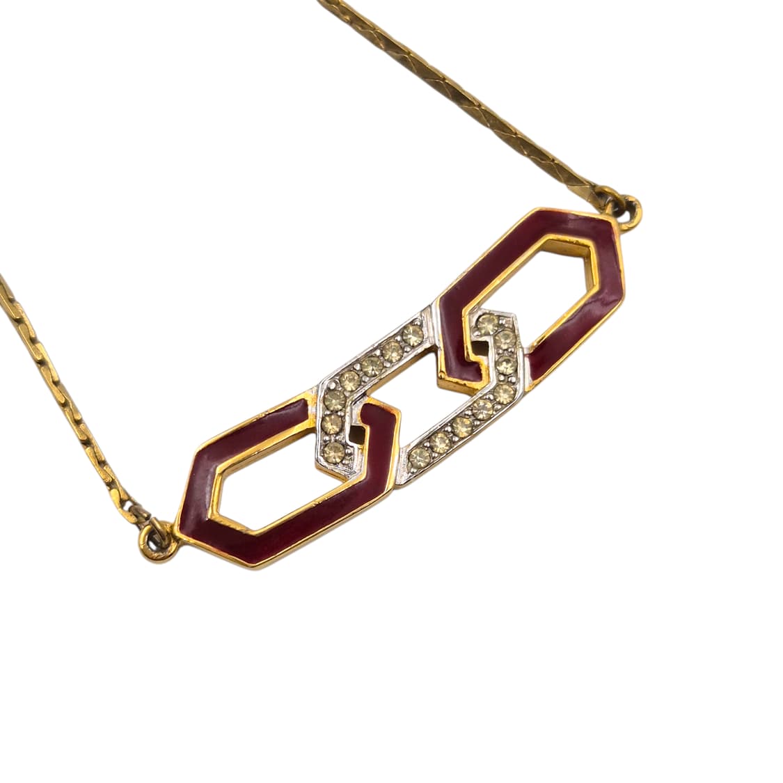 79s 지방시 g로고 레드 에나멜 파베 초커 상품이미지1
