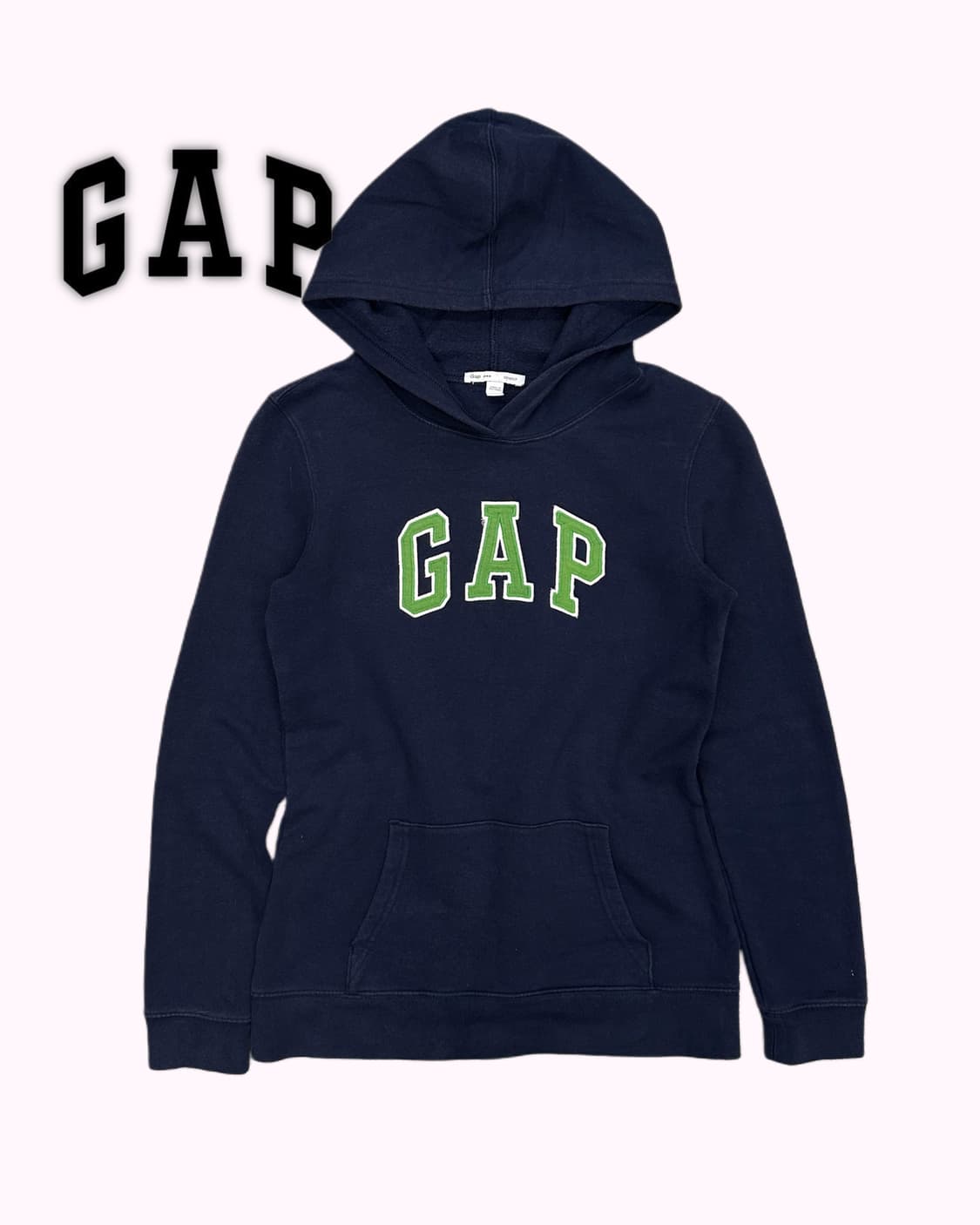 GAP logo navy hood t 상품이미지1