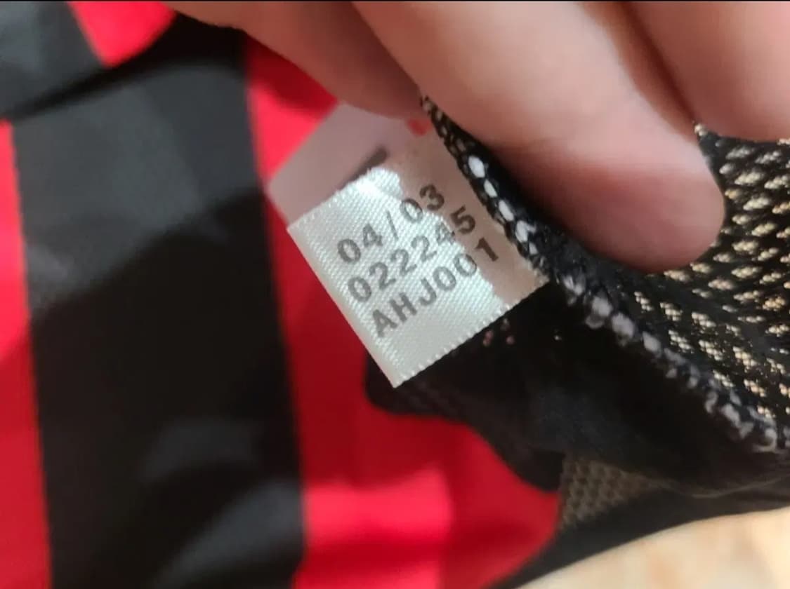 아디다스 03 04 AC밀란 올드레플 축구져지 상품이미지8