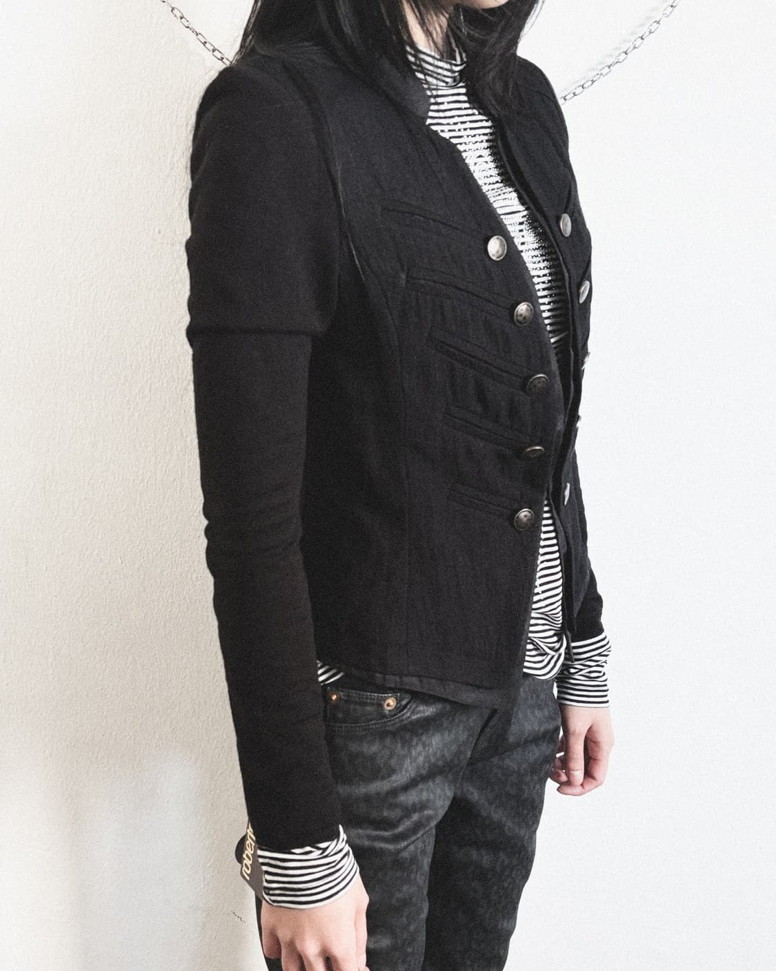 vov 나폴레옹 버튼 니트 가디건 자켓 상품이미지4