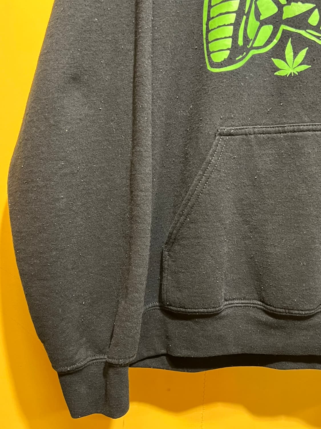 [L] 길단 해비 블렌드 팩맨 커스텀 후드 티셔츠 상품이미지4