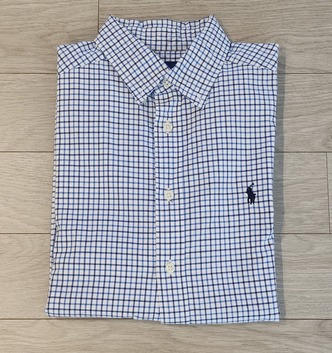 폴로 잔체크 셔츠 상품이미지1