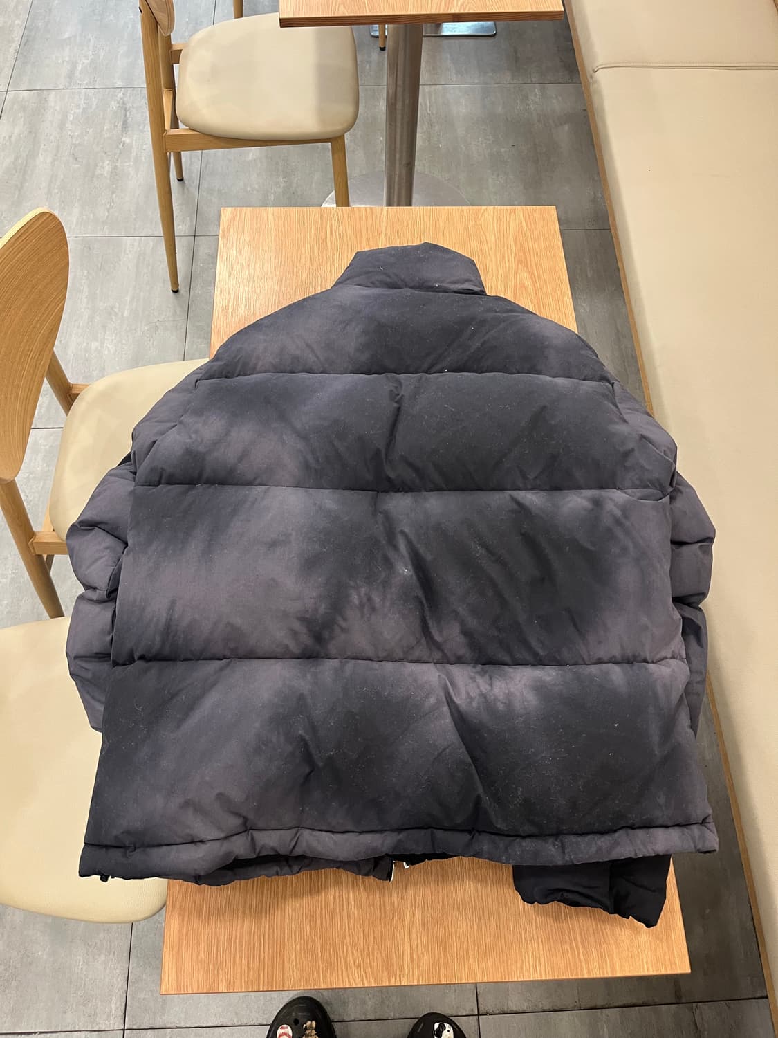 [M] 스투시 리사이클 나일론 다운 퍼퍼 빈티지 블랙 상품이미지8