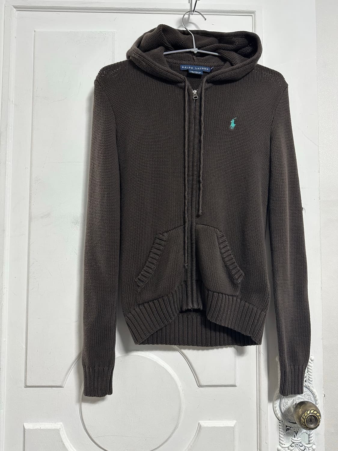 랄프로렌 니트 후드집업 상품이미지1