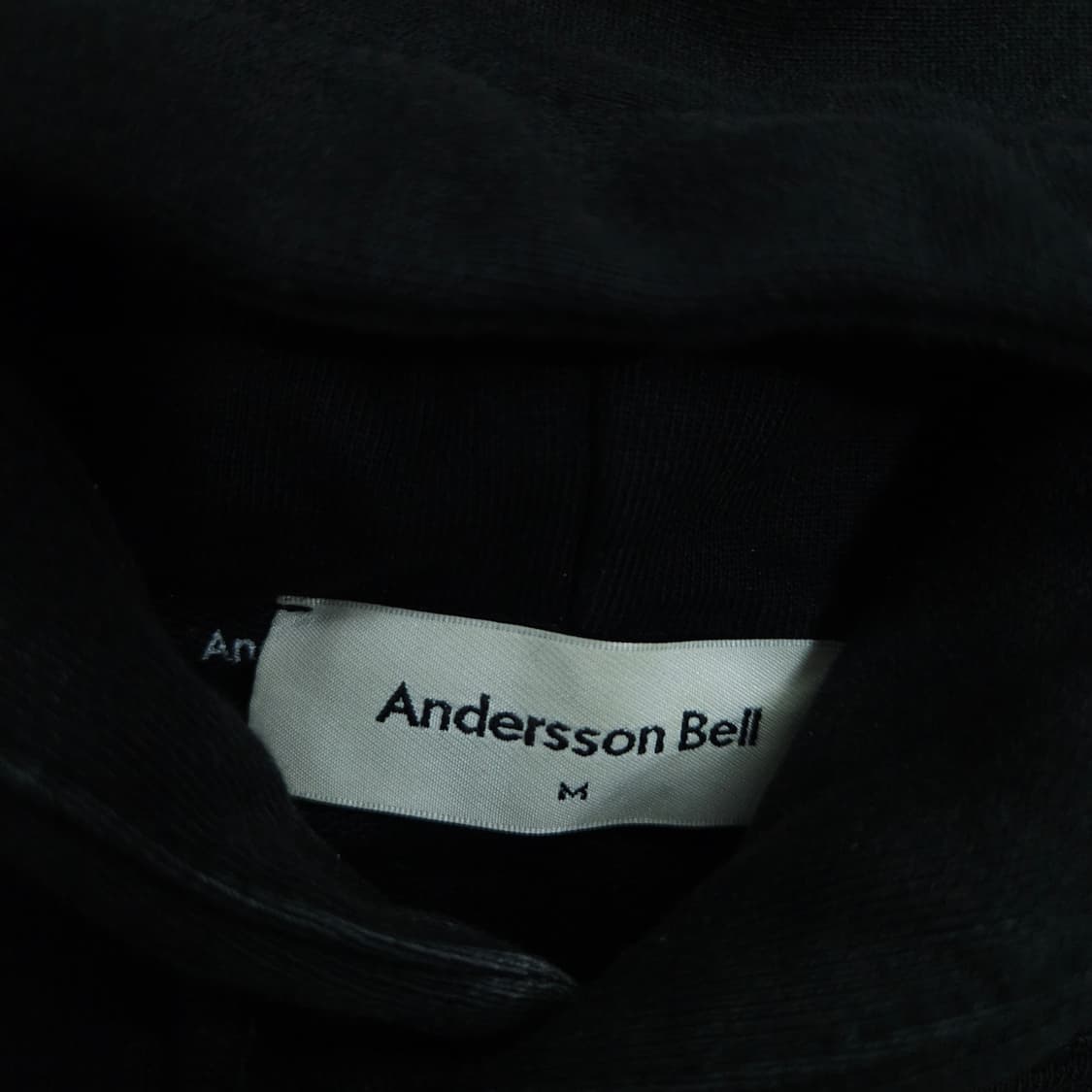 앤더슨벨 후드티 M 블랙 상품이미지4