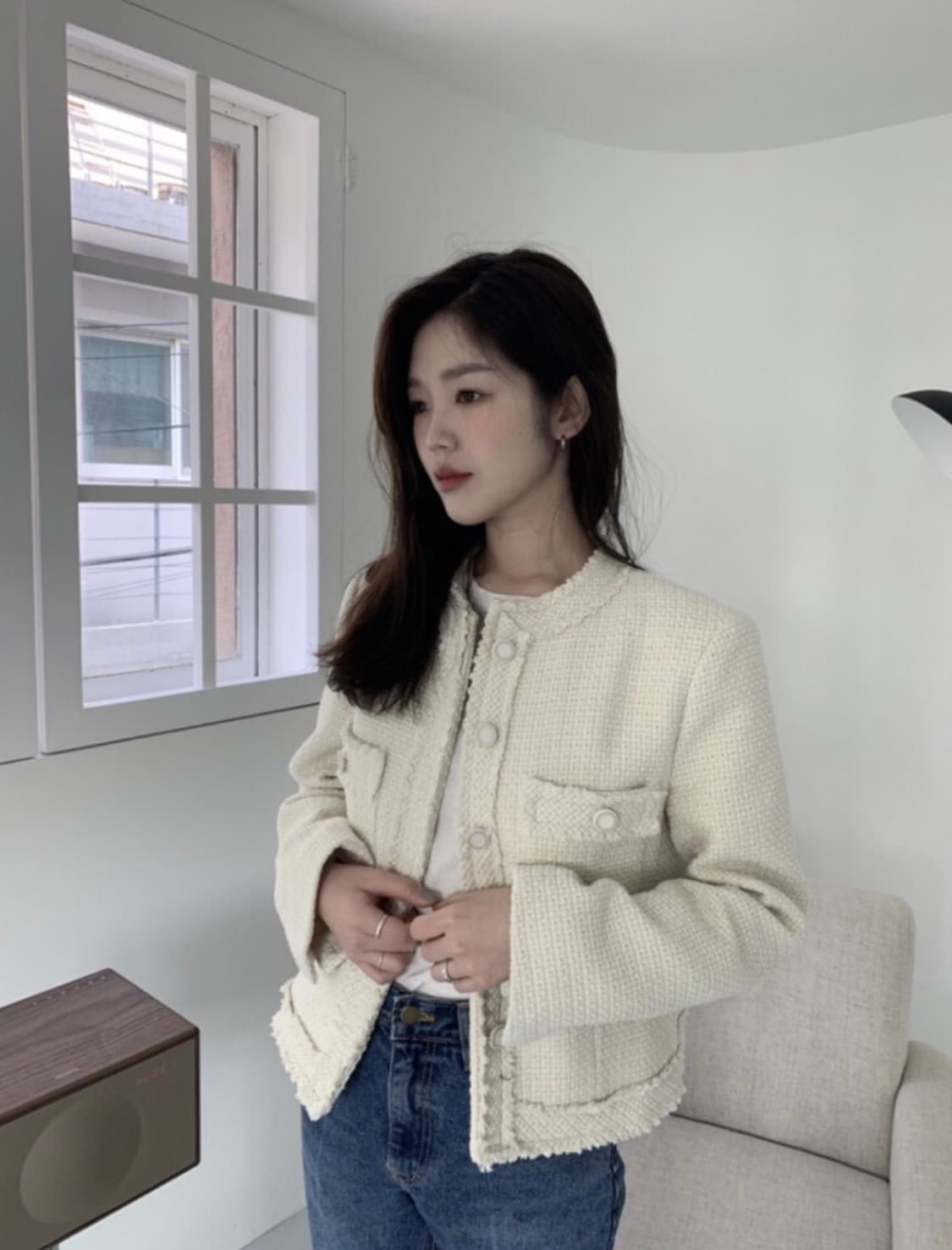 에테블루 트위드자켓 상품이미지2