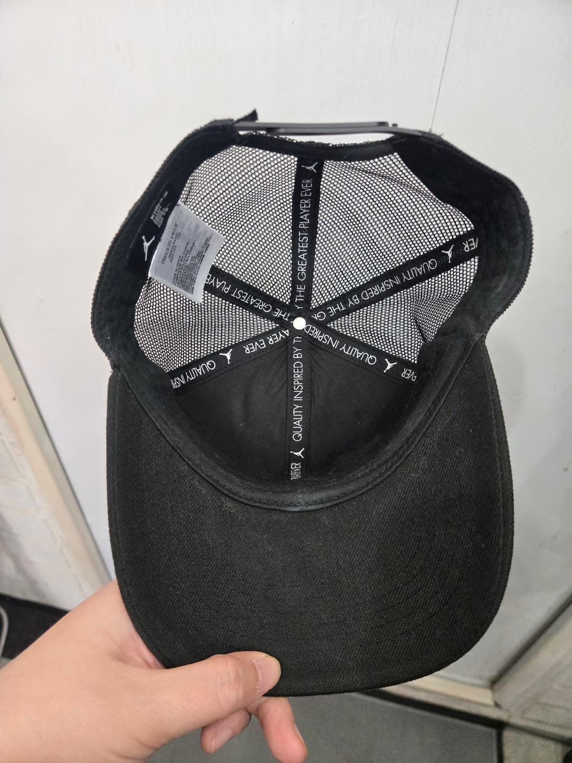 JORDAN 조던 볼캡 모자! 올블랙 색상! 디자인 깔끔하고 예뻐용!~ 상품이미지4