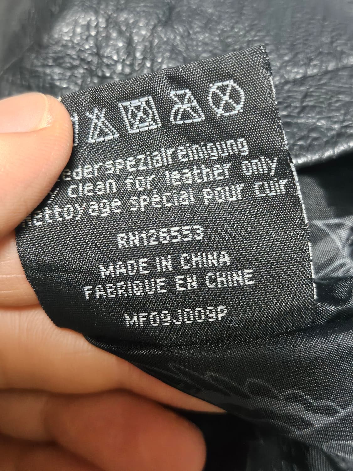 에드 하디 양가죽 자수 가죽자켓 L 상품이미지6