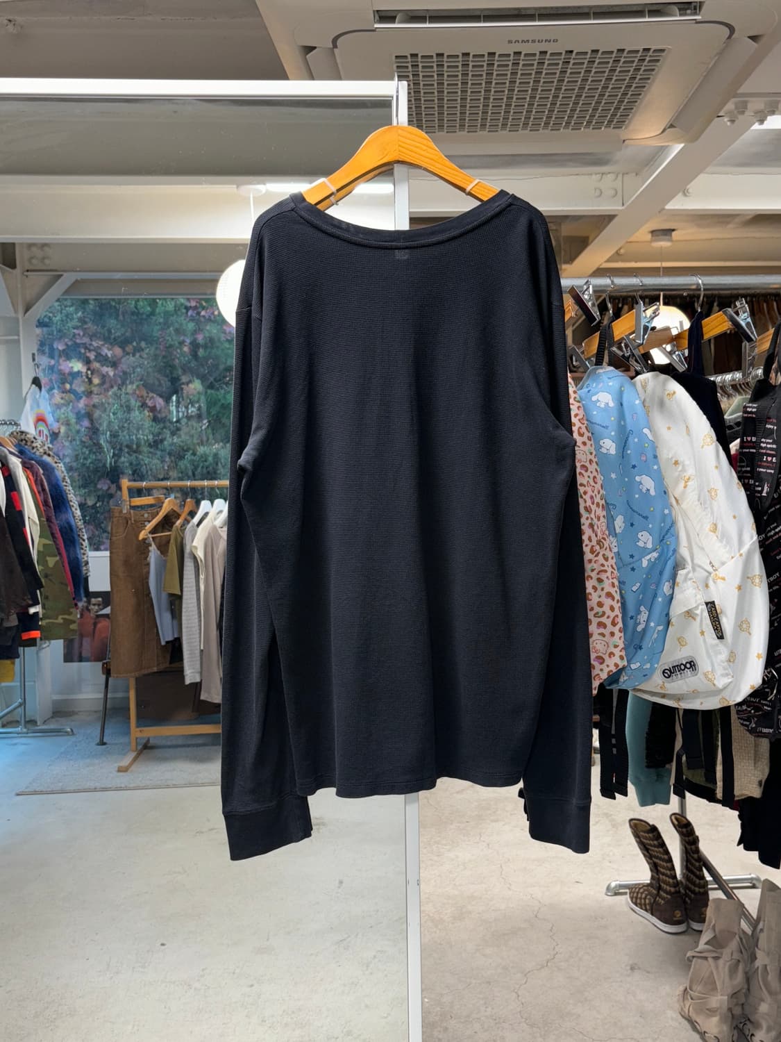 아르마니 익스체인지 와플 롱슬리브 상품이미지2