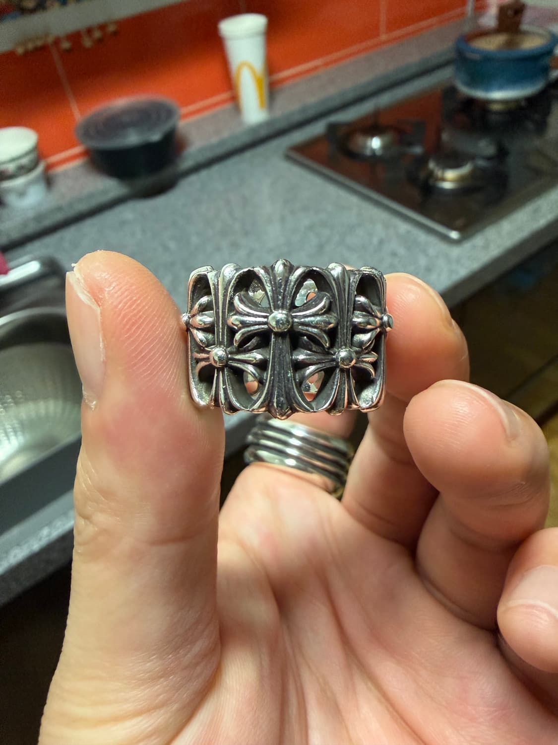 크롬하츠 세메터리링us7(새상품) 판매 상품이미지8