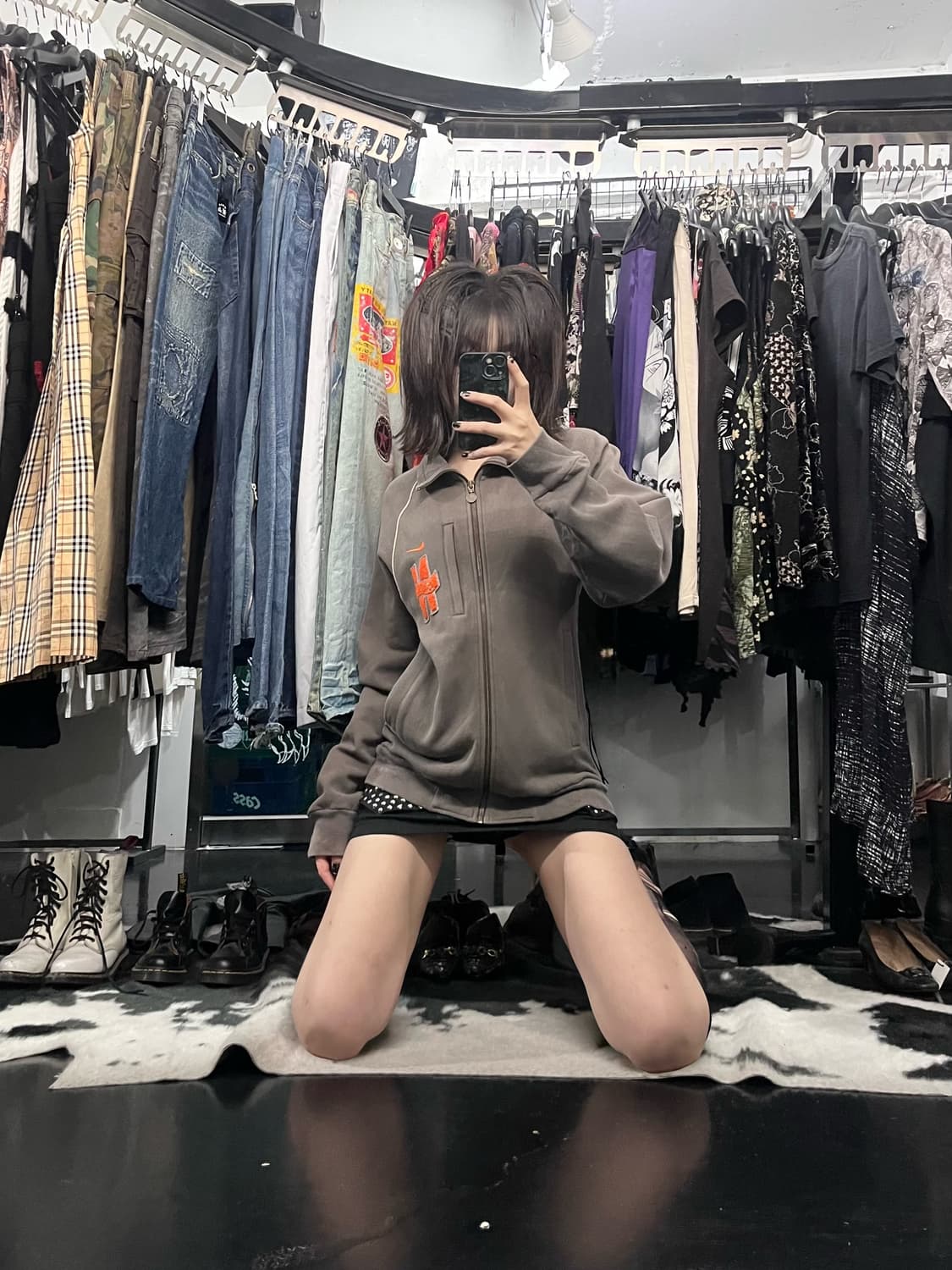 나이키 자수 집업 상품이미지1