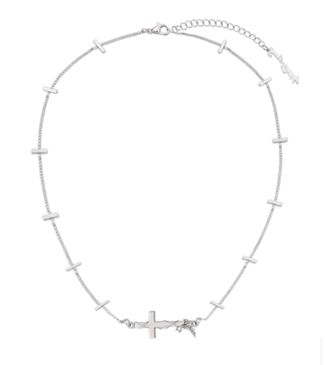 CORSET CROSS BAR NECKLACE 상품이미지1