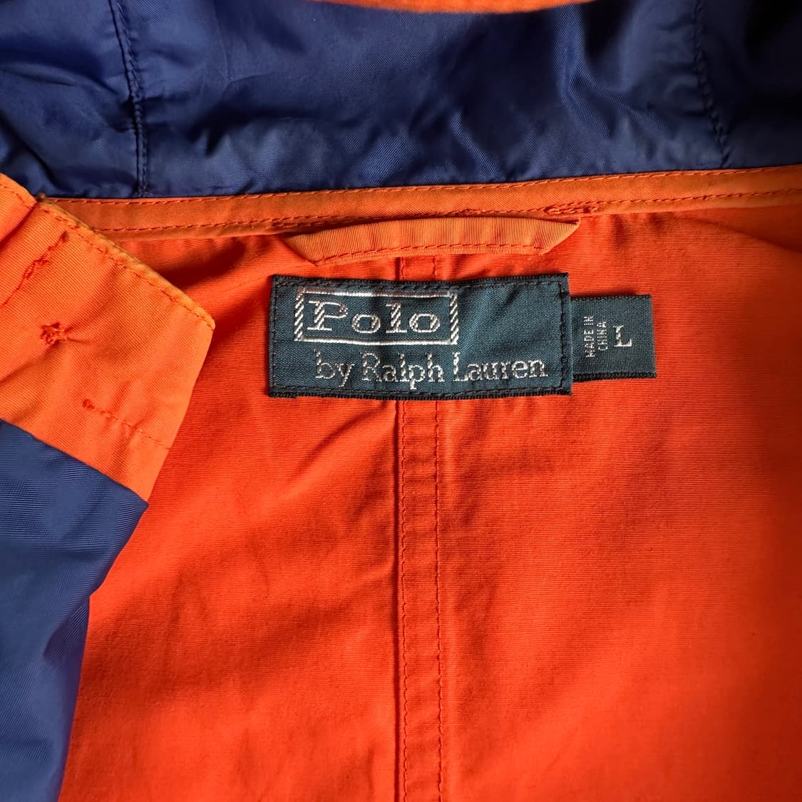 Polo 폴로 랄프로렌 90‘s 오렌지 워터플루프 후드자켓 상품이미지5