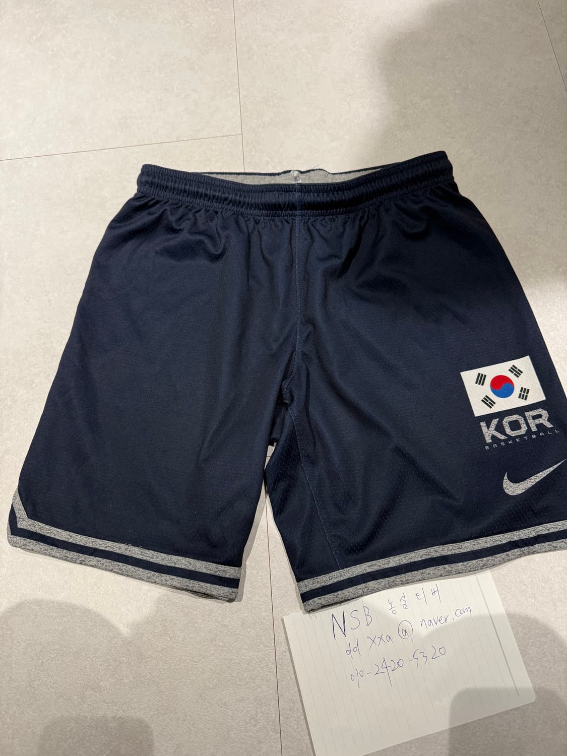 나이키 농구 국가대표 연습복 반바지 (우먼즈 M) 상품이미지2