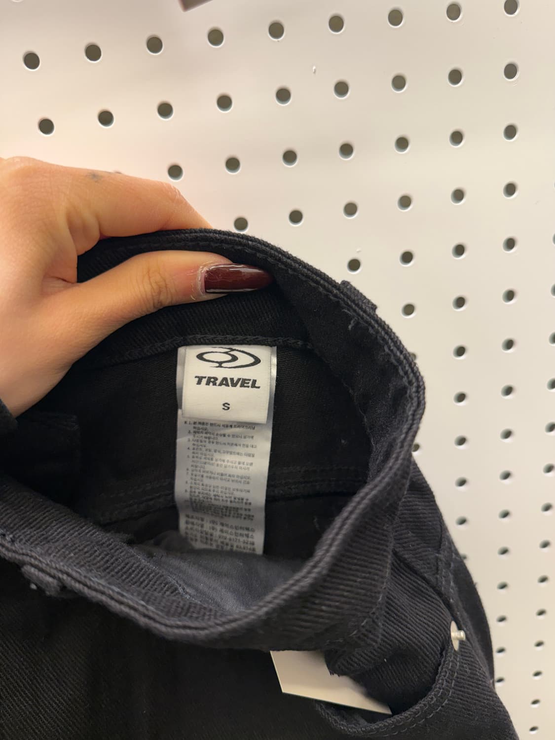 트래블 카펜터 데님 팬츠 블랙 U1241 상품이미지5