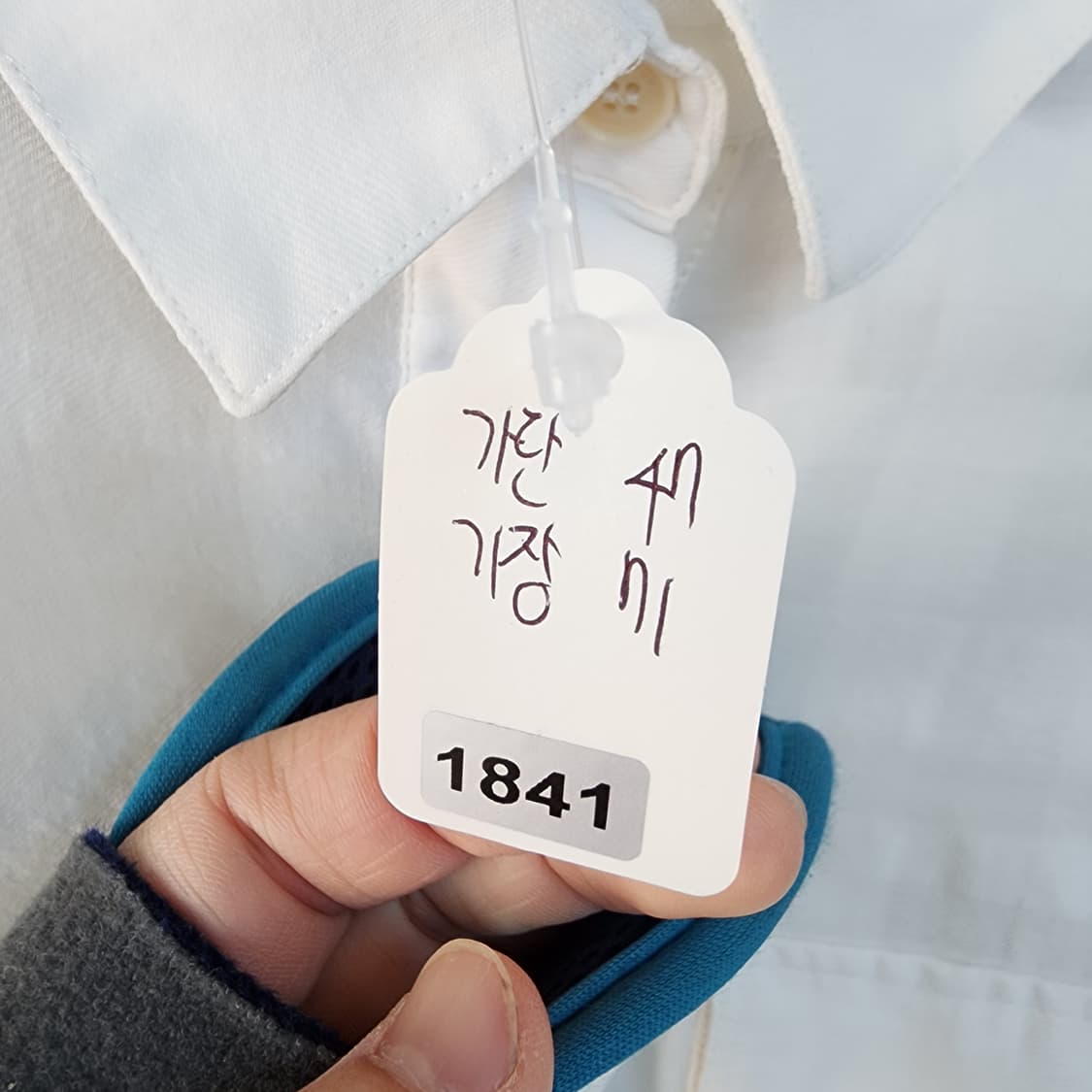 버버리 린넨 화이트 체크 셔츠 상품이미지10