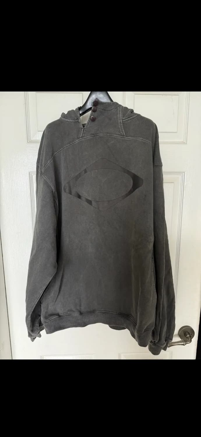 미스치프 롬버스 워시드 차콜 후드티 L 상품이미지2