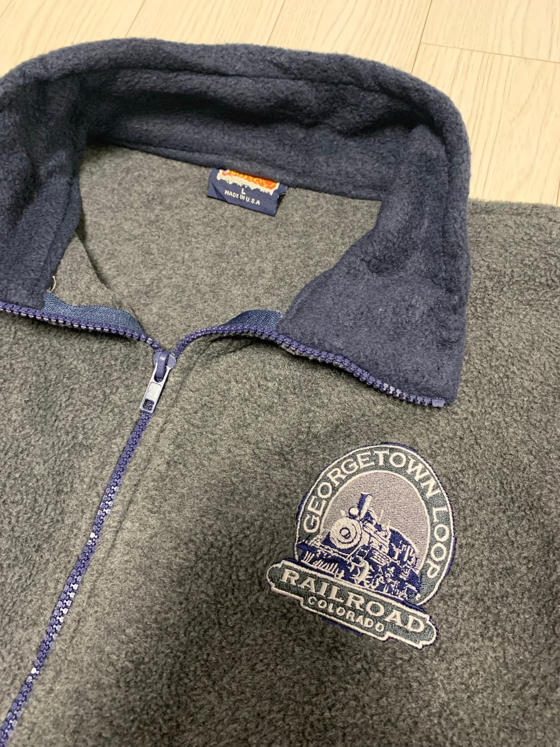 US 철도 플리스 자켓 (Made in USA) 상품이미지4