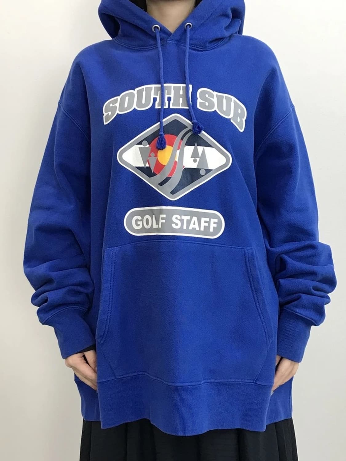 Champion Reverse Weave Hoodie Blue 상품이미지3