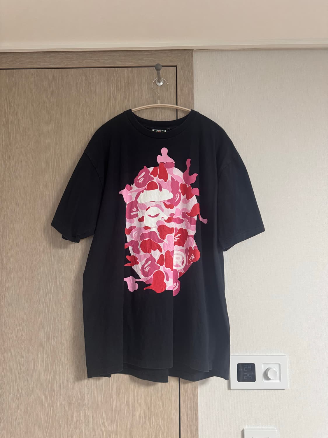 베이프 핑크카모 반팔 XL 상품이미지1