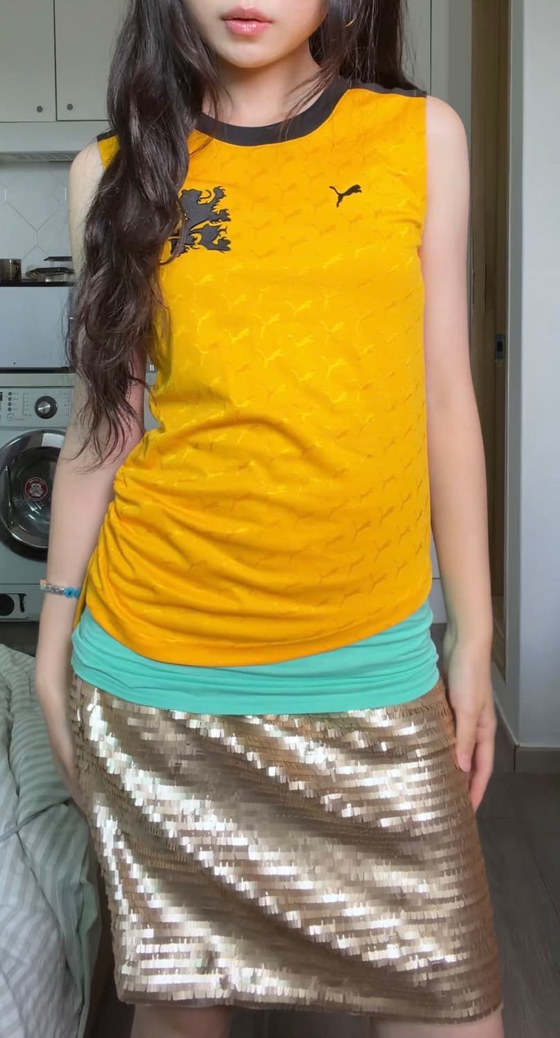 Puma shirring sporty sleeveless 상품이미지10