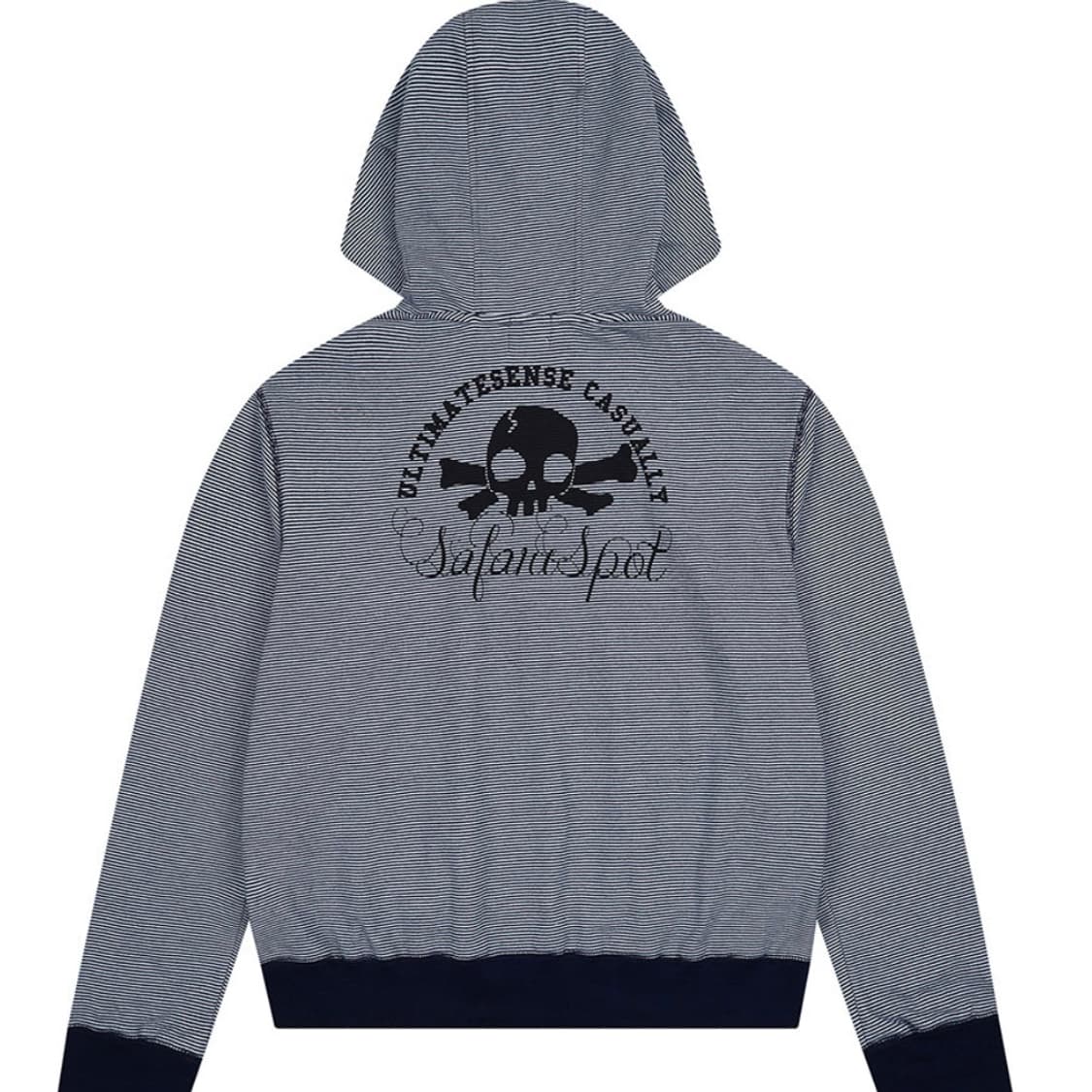 사파리스팟 멀티 스컬 스트라이프 후드 집업 상품이미지3