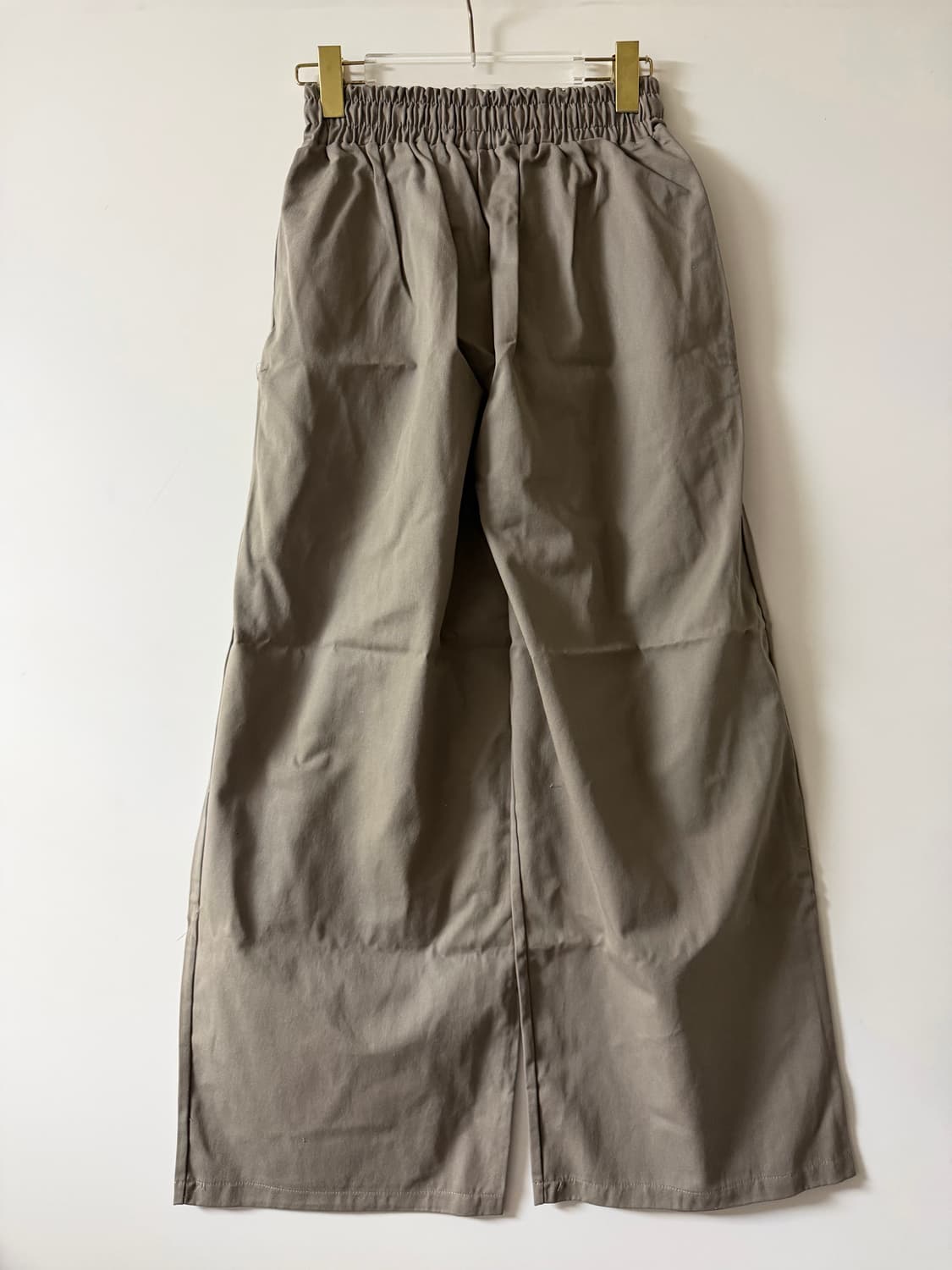 새상품 여자 면 와이드팬츠 (카키) 상품이미지5