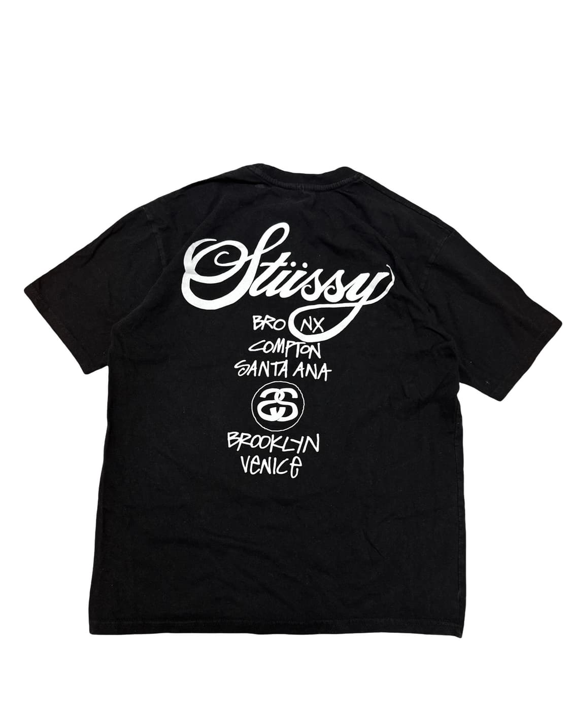 스투시 월드투어 블랙 반팔티 상품이미지4