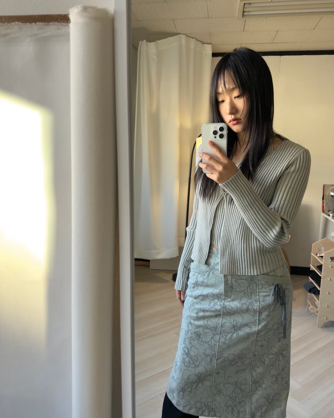 [LIBERTY] slit detail knit cardican top 상품이미지4