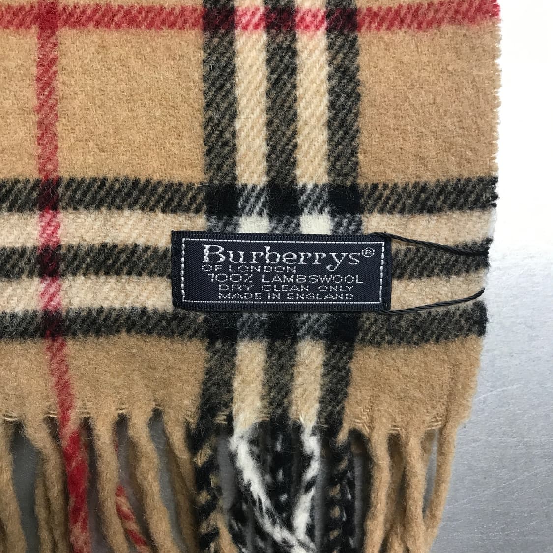 버버리 정품 램스울 머플러 베이지 상품이미지4