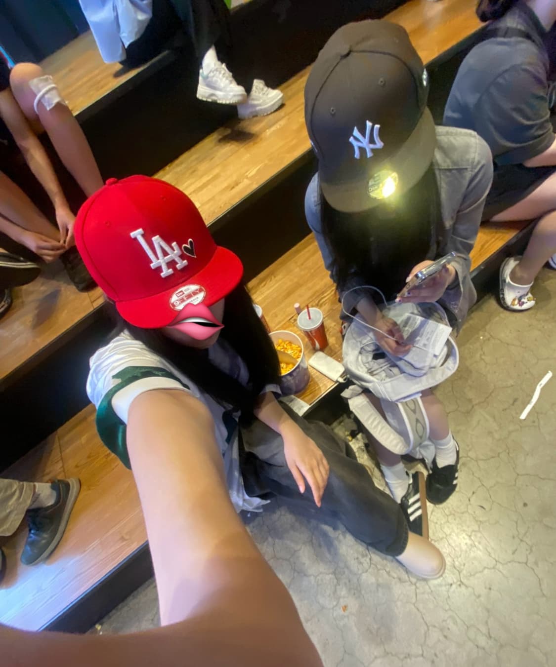 뉴에라 la다저스 하트  자수 스냅백 heart 상품이미지1