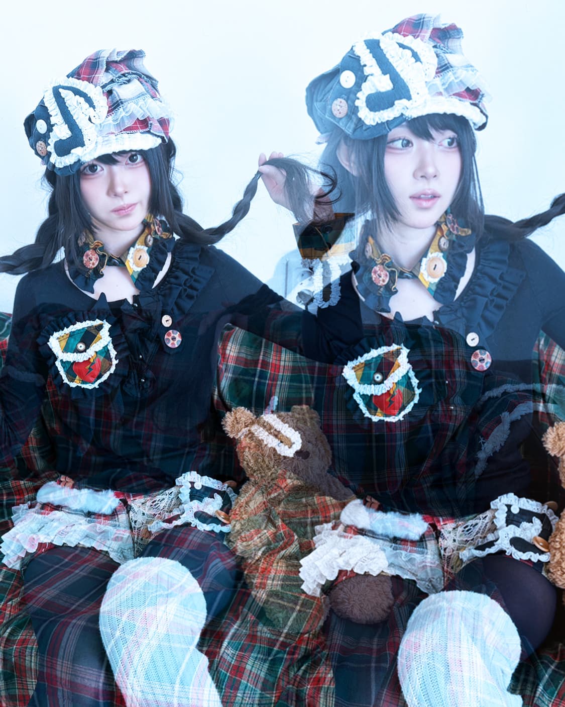 Custom🐾)Music-note🎵 cancan newsboy cap 상품이미지10