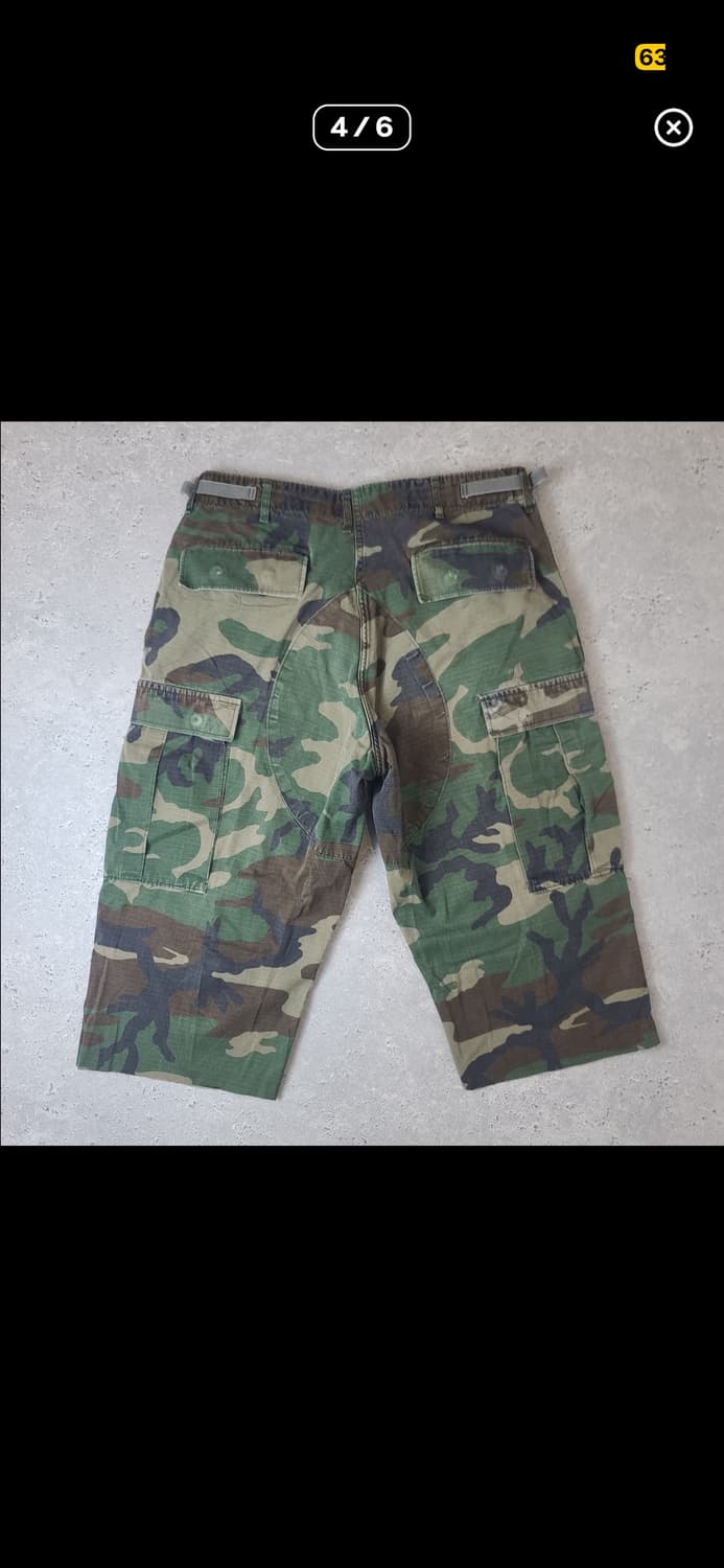 US ARMY 엑스트라 컷오프 카모 쇼츠 빈티지 상품이미지3