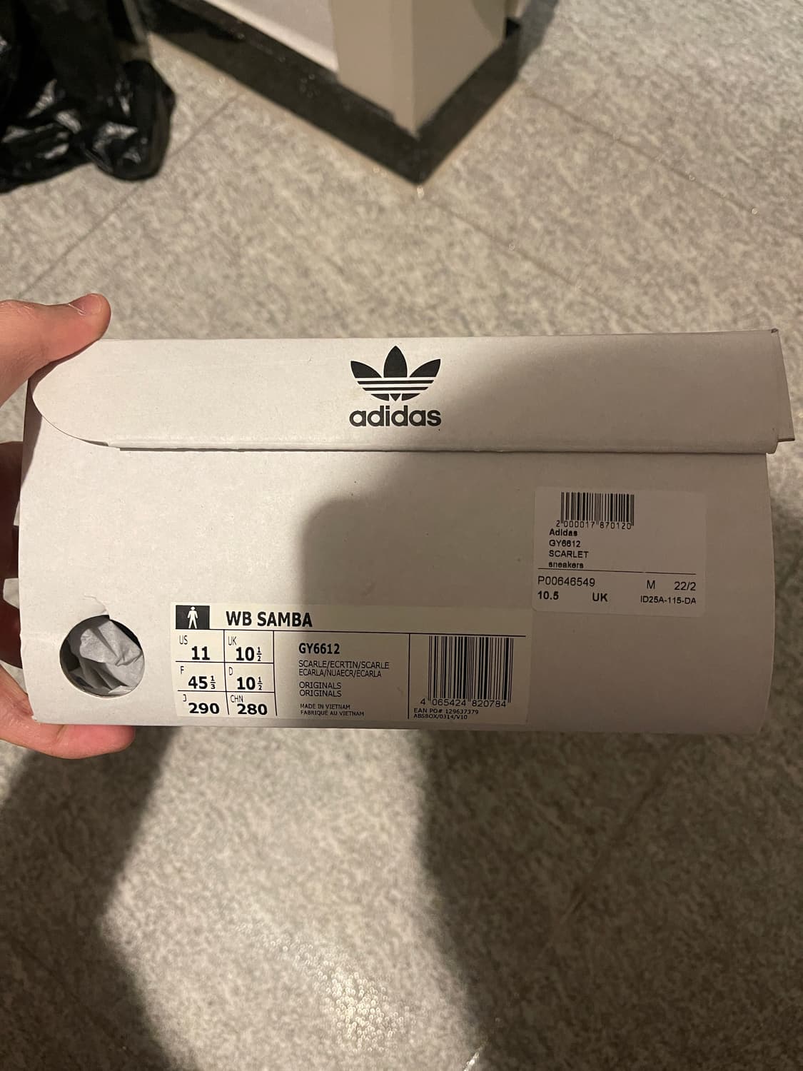 아디다스 x 웨일즈보너 삼바 레드 상품이미지3