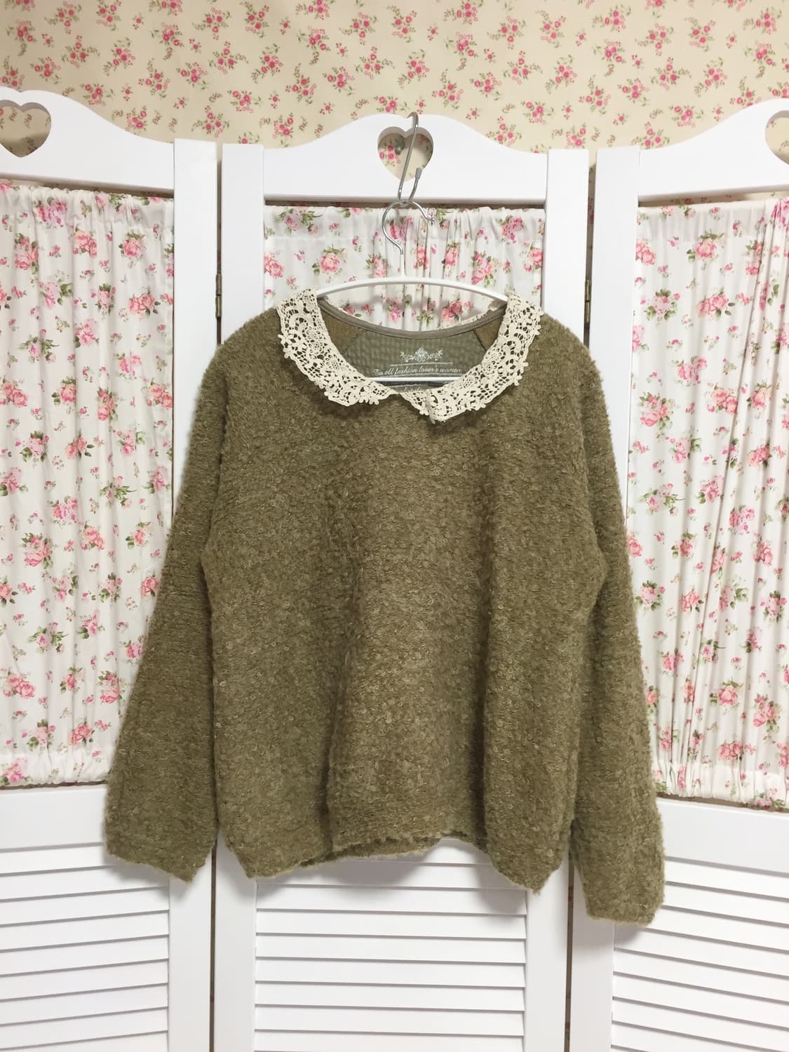 빈티지 크로셰 카라 슬리브 상품이미지2