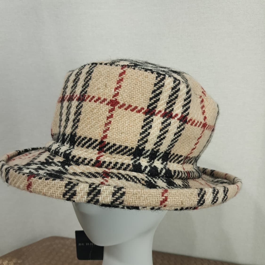 CL199 S 버버리런던 체크 울 모자 상품이미지2