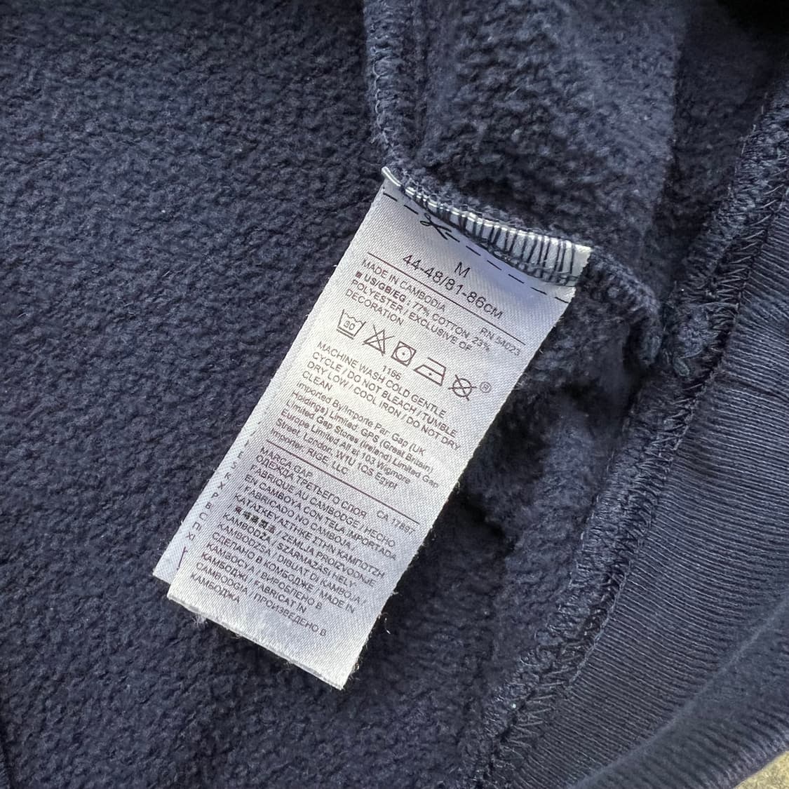 M) GAP 갭 후드티 후드티셔츠 남여공용 상품이미지5