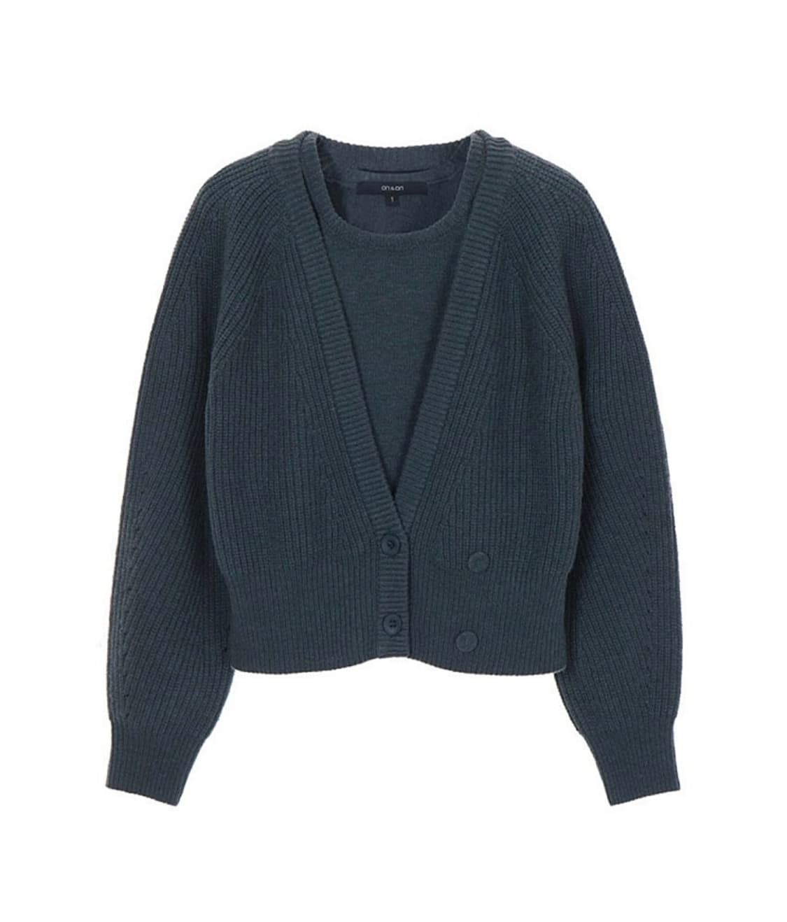 온앤온 홀터넥 랩가디건 세트 상품이미지2